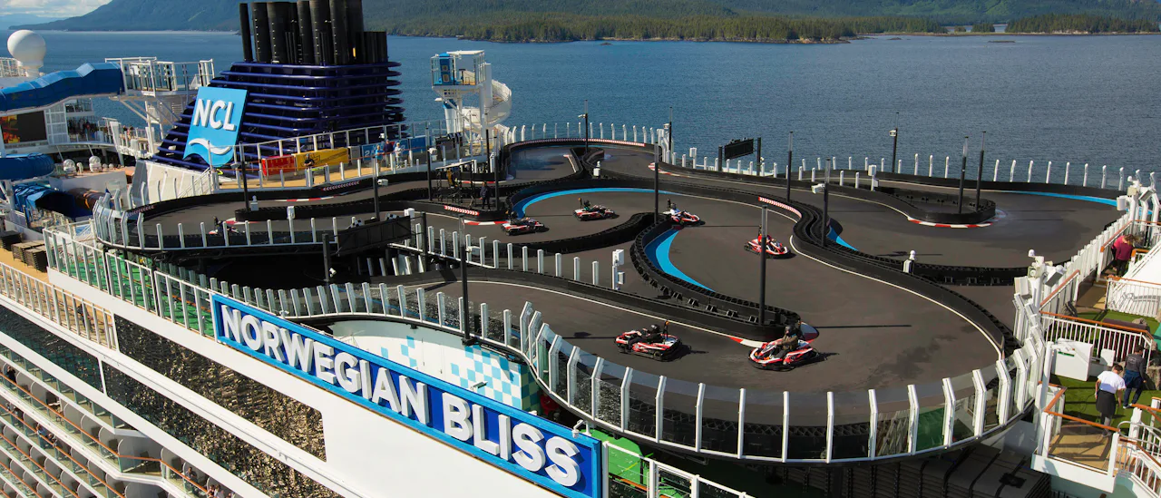 Go for a go-kart ride between exciting destinations