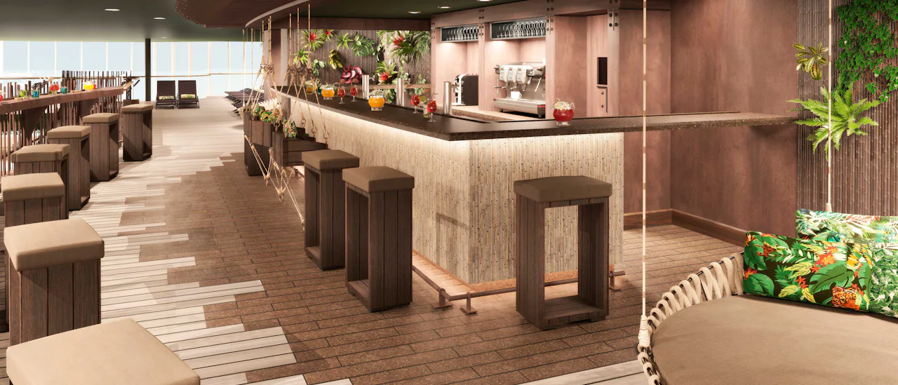 Enjoy a cocktail in the Botanic Garden