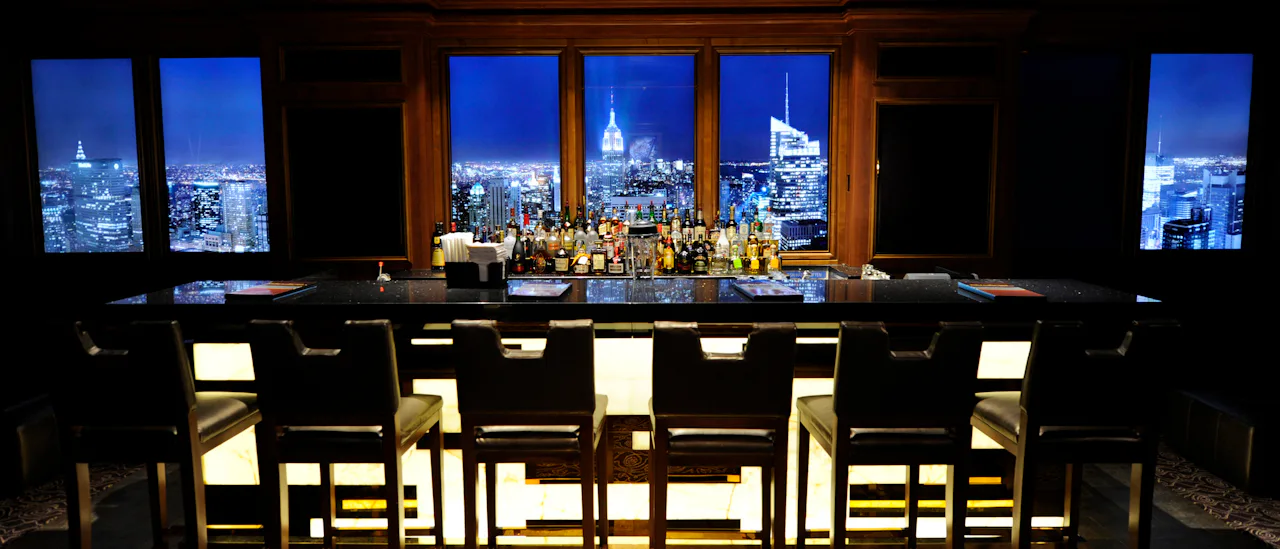 Enjoy a cocktail in the bar