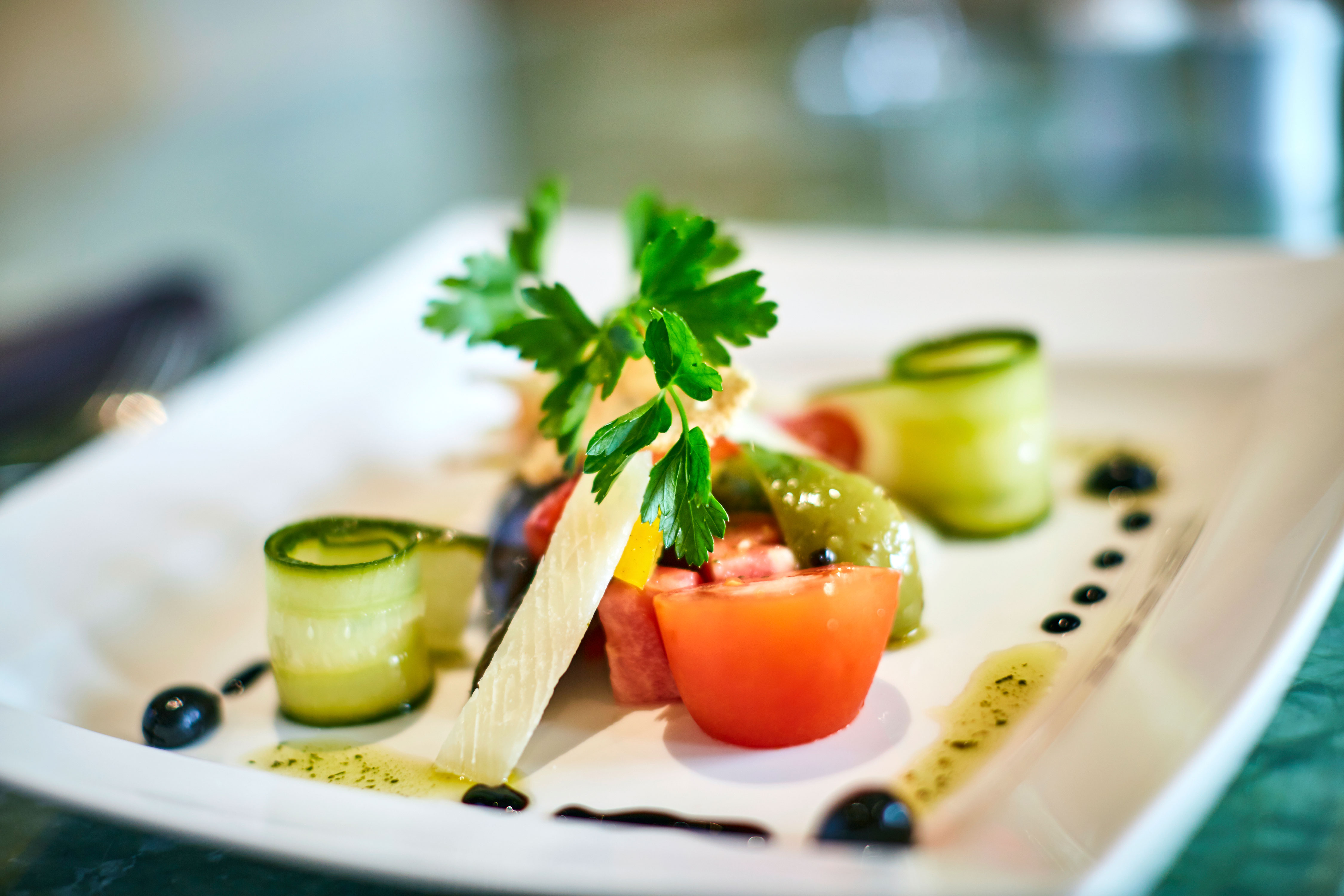 Delicious meals pared with wines selected by prize-winning expert Olly Smith at speciality restaurant The Glass House