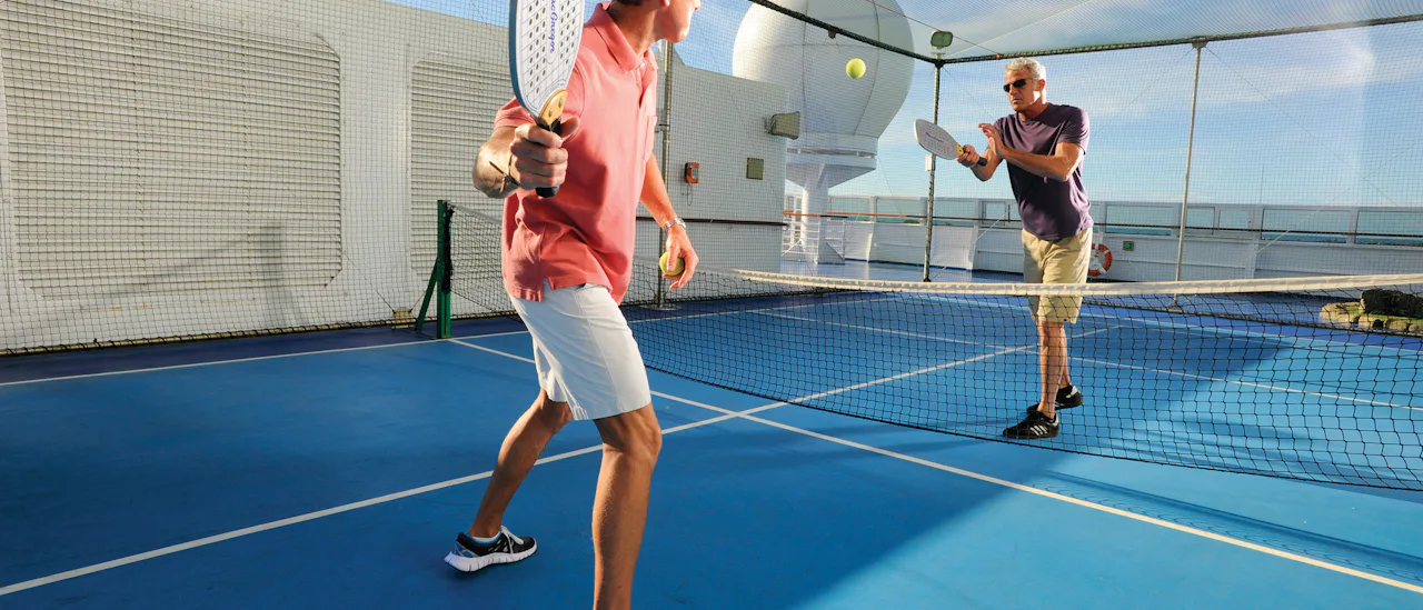 Round up friends for a padel match