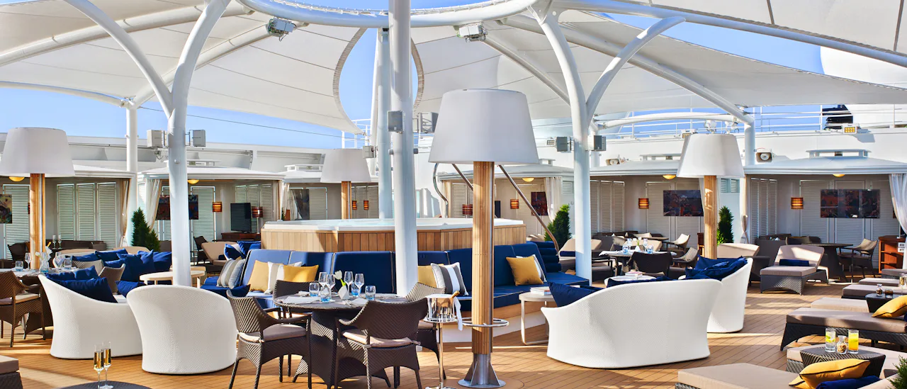 The Retreat is the ship’s oasis for relaxation
