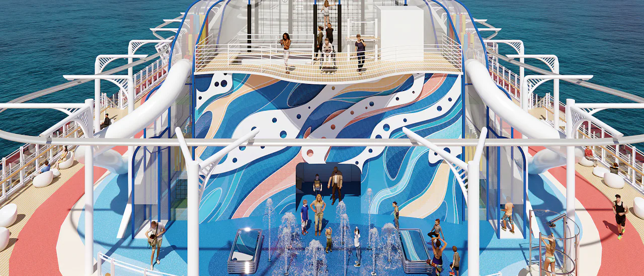 Have fun in the splash area
