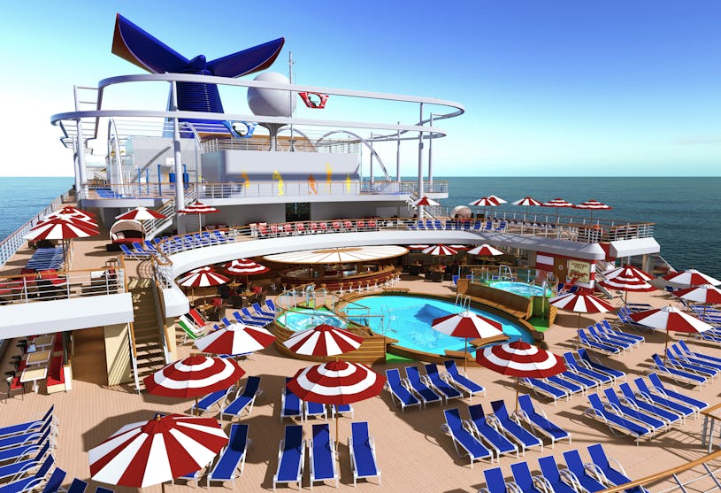 Carnival Horizon Cruise Ship Shopping Mall Detailed