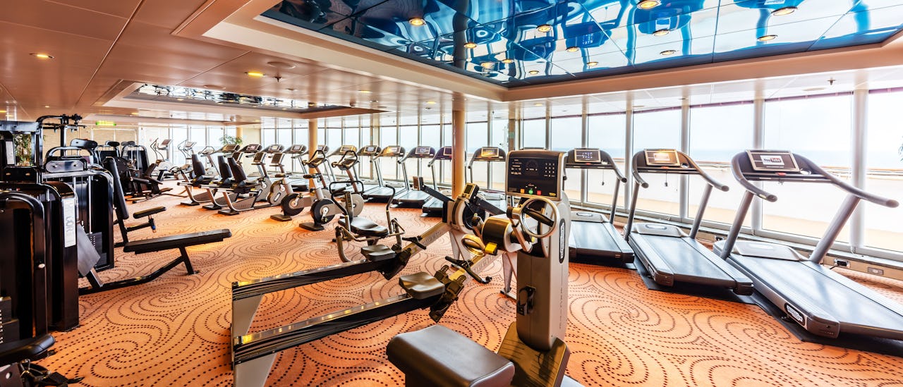 Ocean view exercising