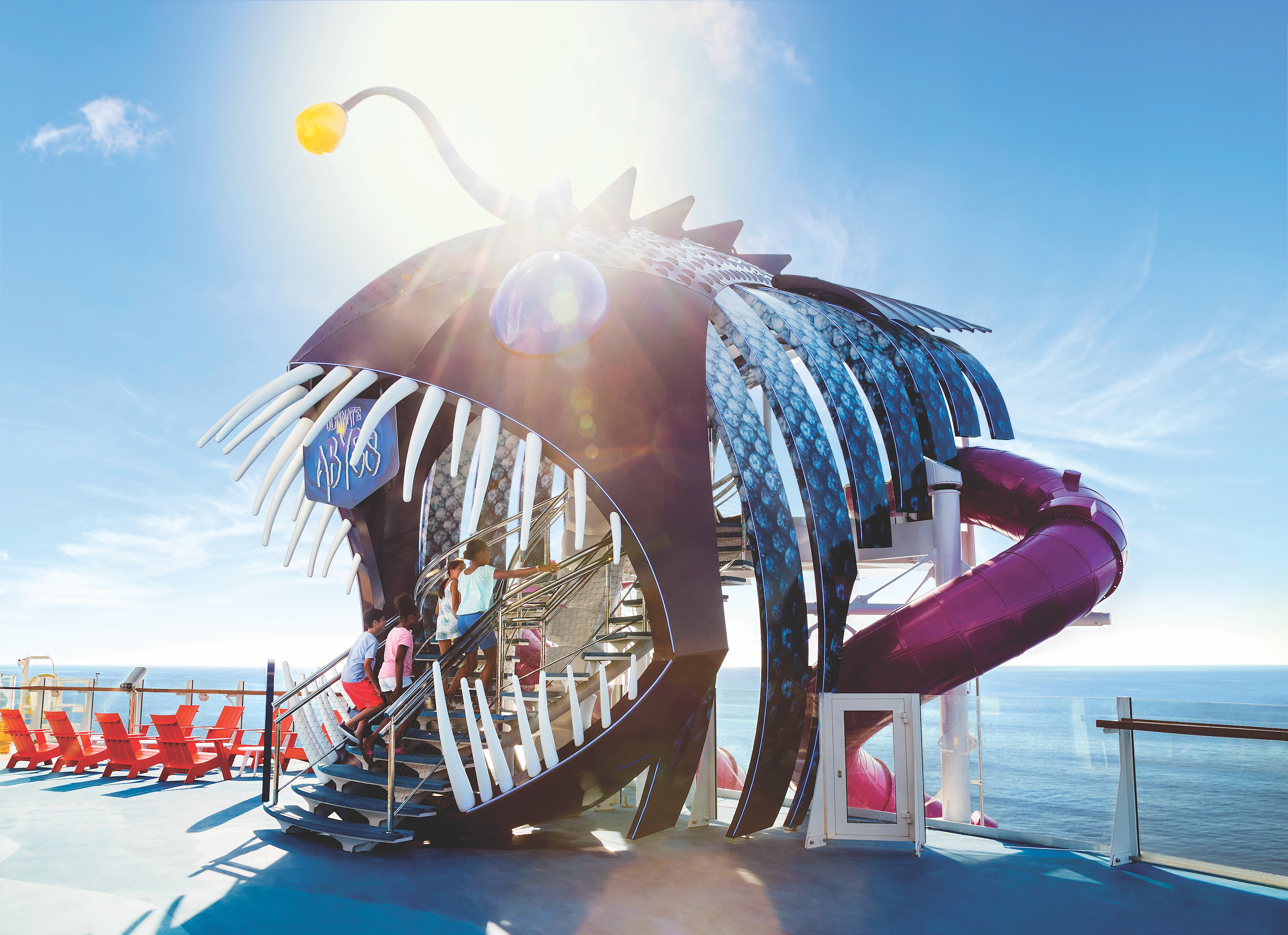 The 10 storey slide the Ultimate Abyss