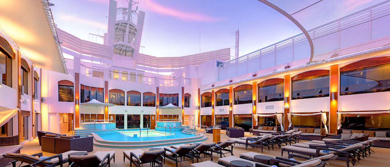 The Haven – a private area for suite guests
