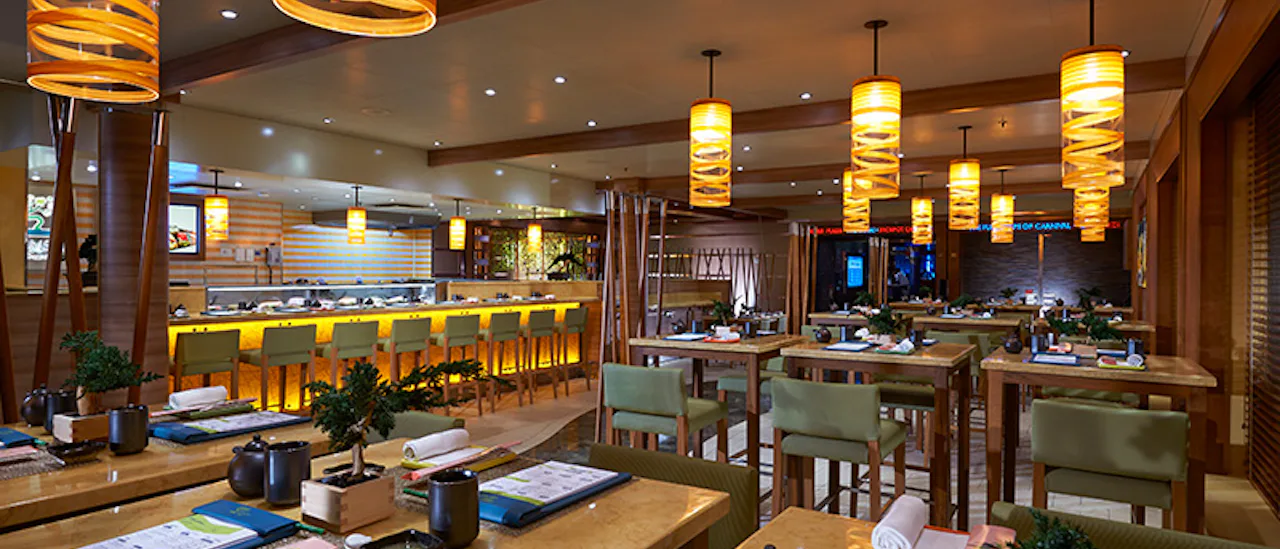 Gather around a large shared table at Bonsai Teppanyaki