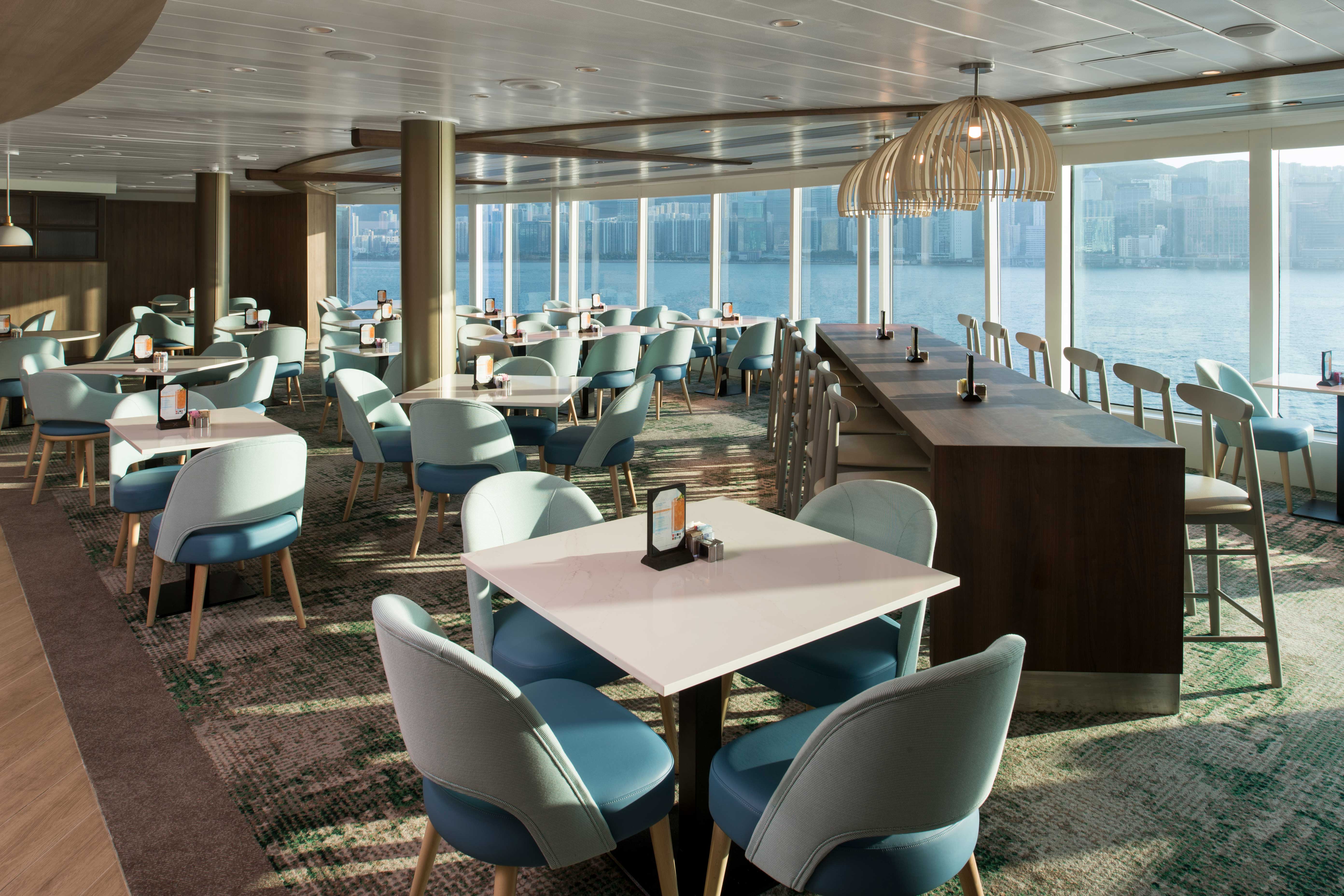 Savour a world of flavours in the market-place inspired Oceanview Café
