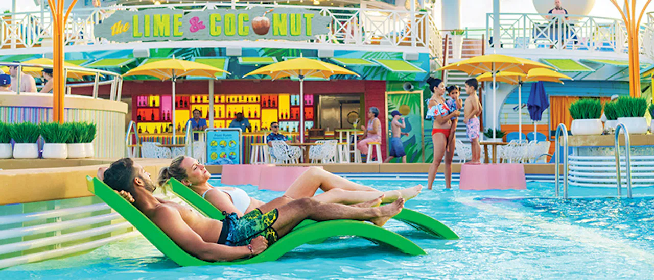 The Lime and Coconut turns up the holiday vibes with tropical cocktails, lively music, and a vibrant atmosphere