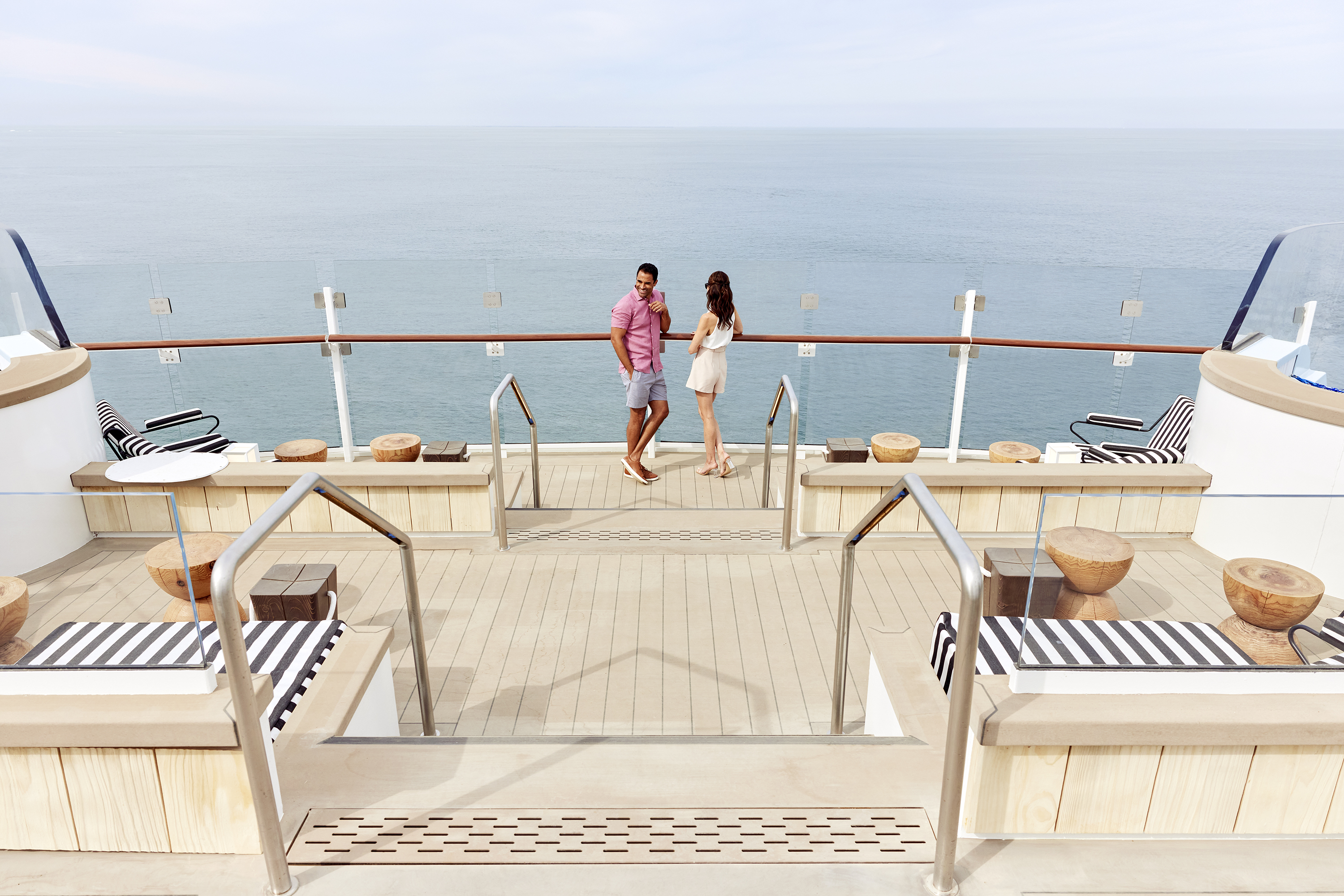 Experience mile long views over land or sea