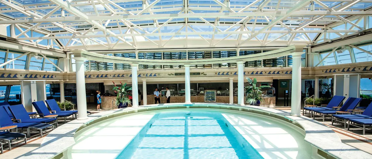 The indoor pool