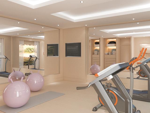 The wellness area