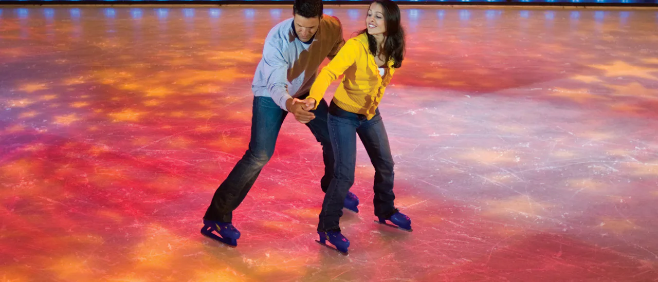 Ice skating