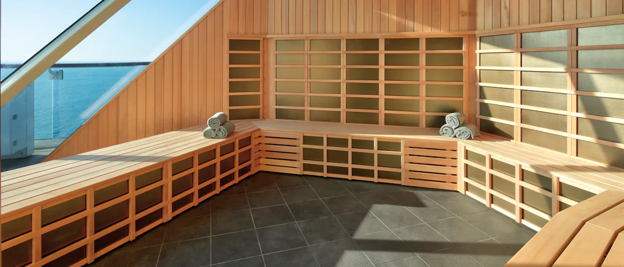 Take a sauna with a view