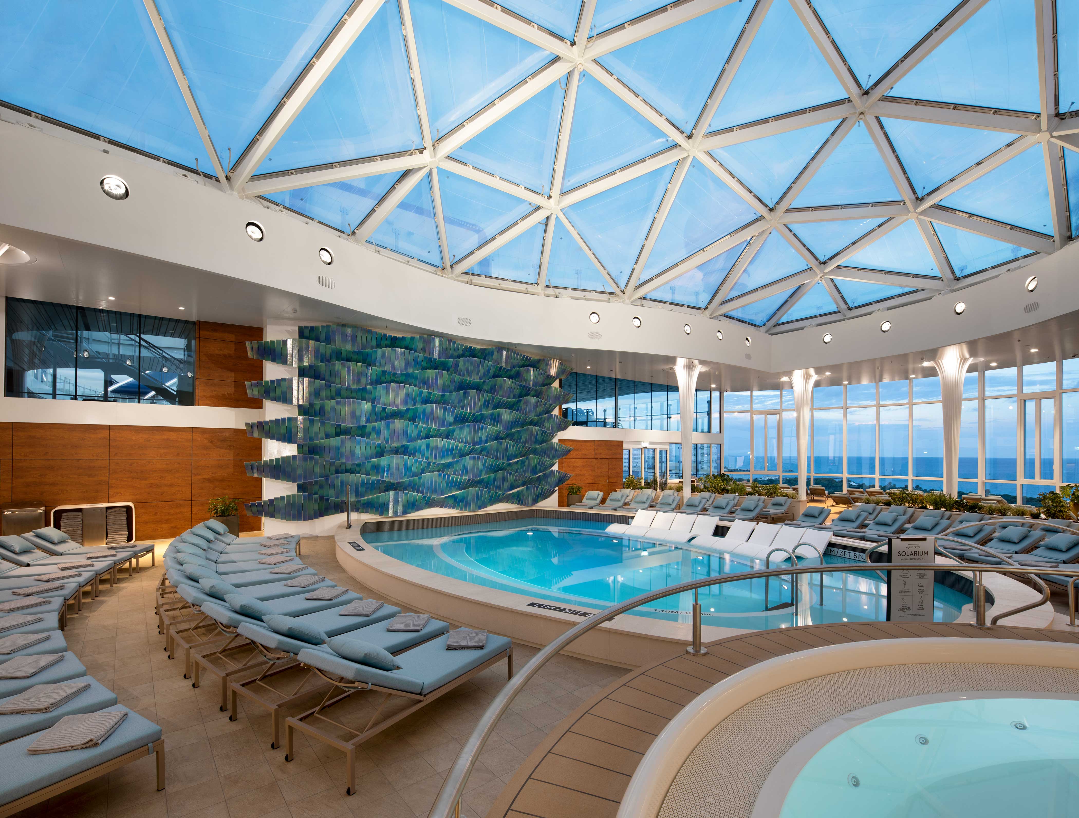 The Solarium pool reserved for adults
