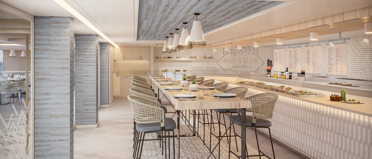 Aquamar Kitchen will be a new health-focused dining restaurant