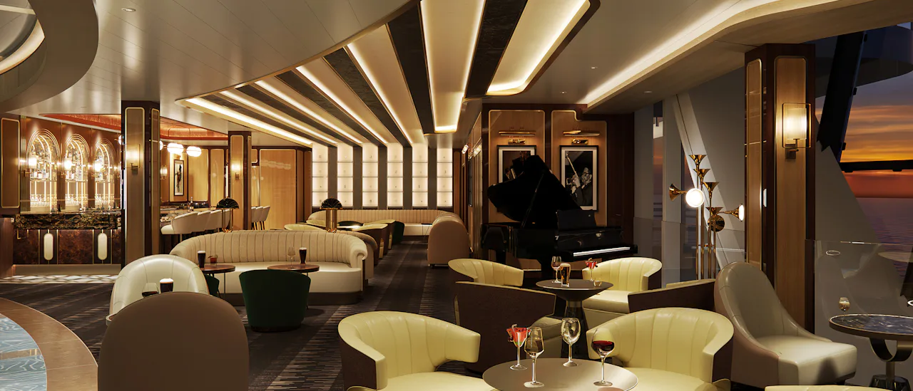 Enter Crooners bar and travel back to the Sinatra era, with a talented pianist setting the mood