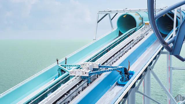 Aqua slidecoaster on Norwegian Luna