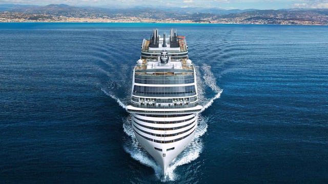 Exterior view of MSC World Europa