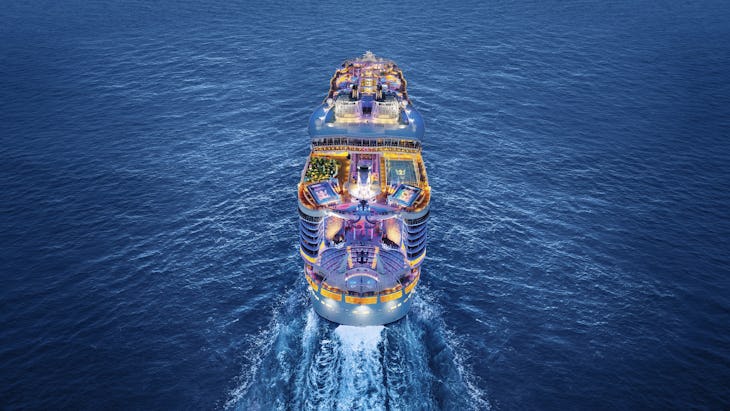 Royal Caribbean cruise ship at sea