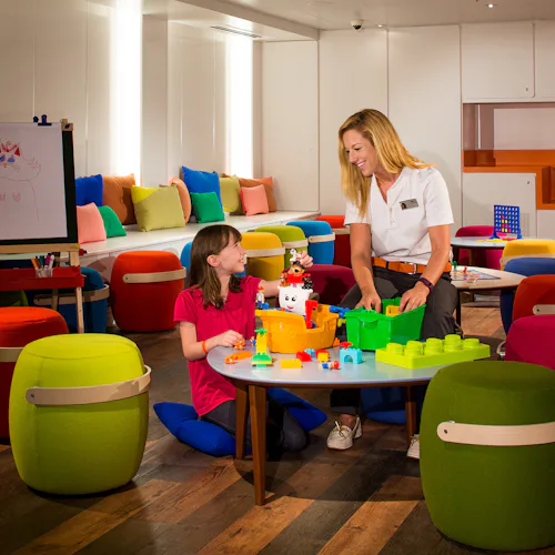 Child at a kids club on HAL