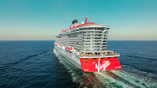 Valiant Lady at sea
