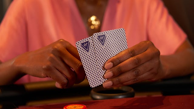 Cards at a Virgin Voyages casino