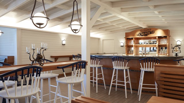 Seating in The Loose Cannon