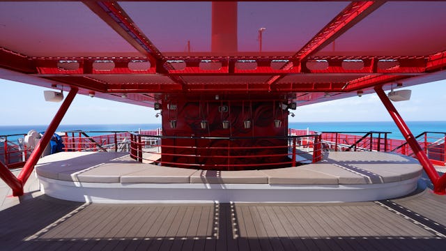 Deck space at The Perch