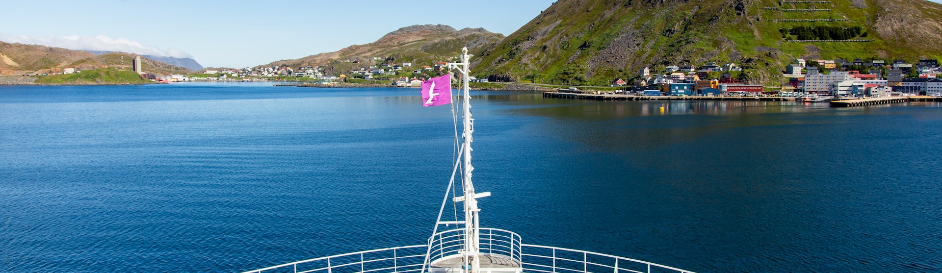 An Ambassador Cruise Line ship at sea