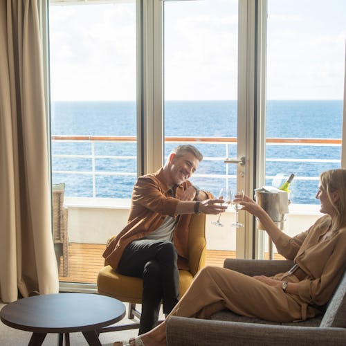 A Grand Suite on an Ambassador Cruise Line ship