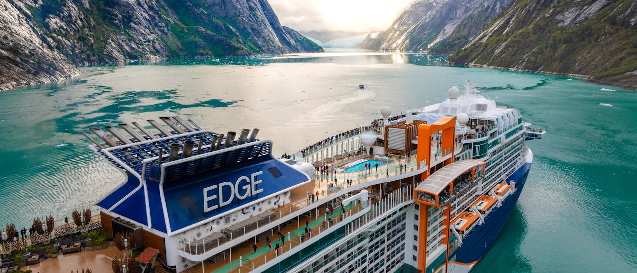 Celebrity Edge in Alaska