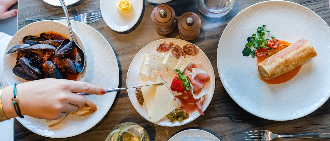 Food at Le Grand Bistro