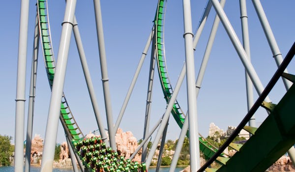 Rollercoaster at Universal Orlando