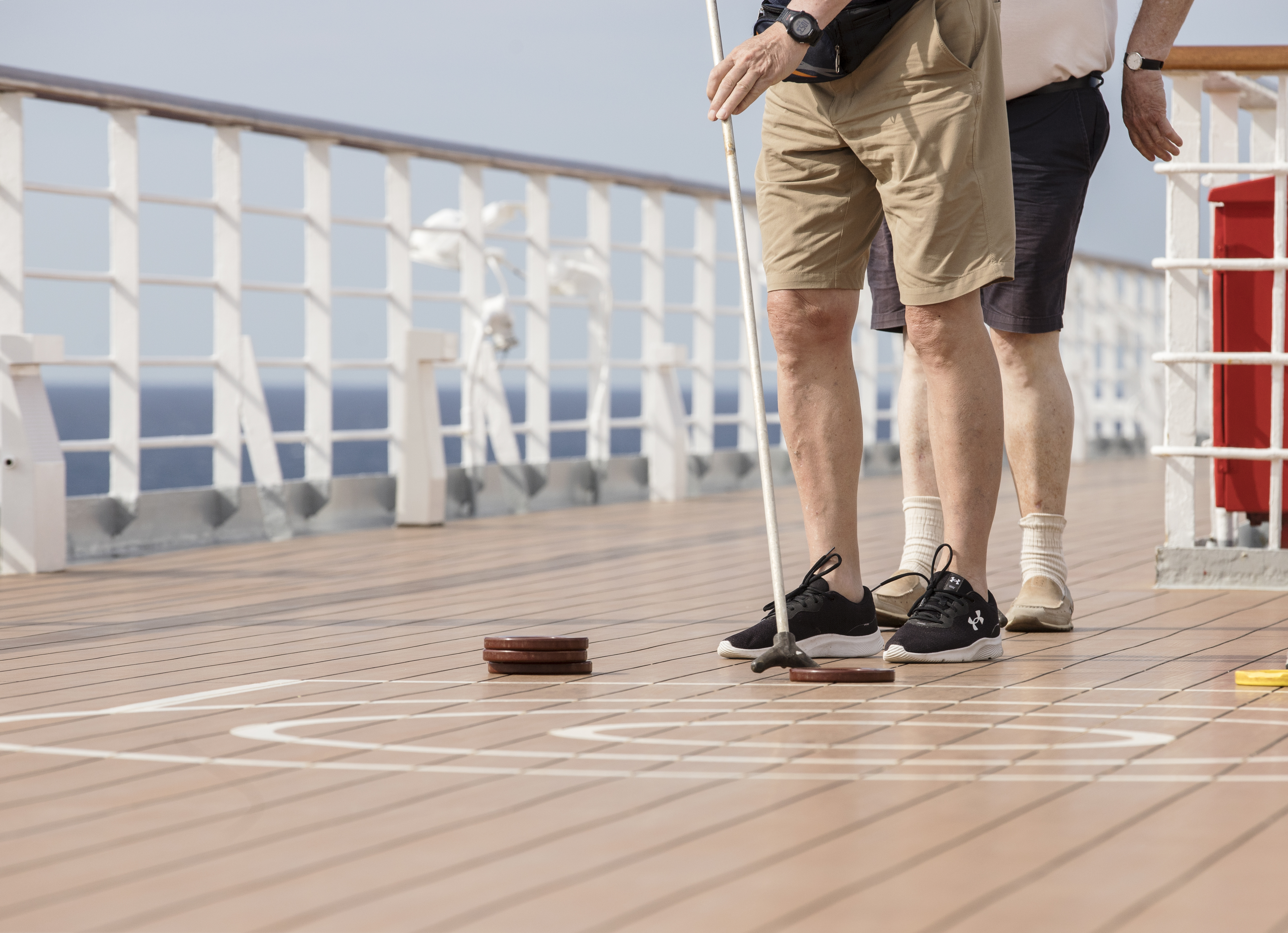 Shuffleboard onboard Borealis