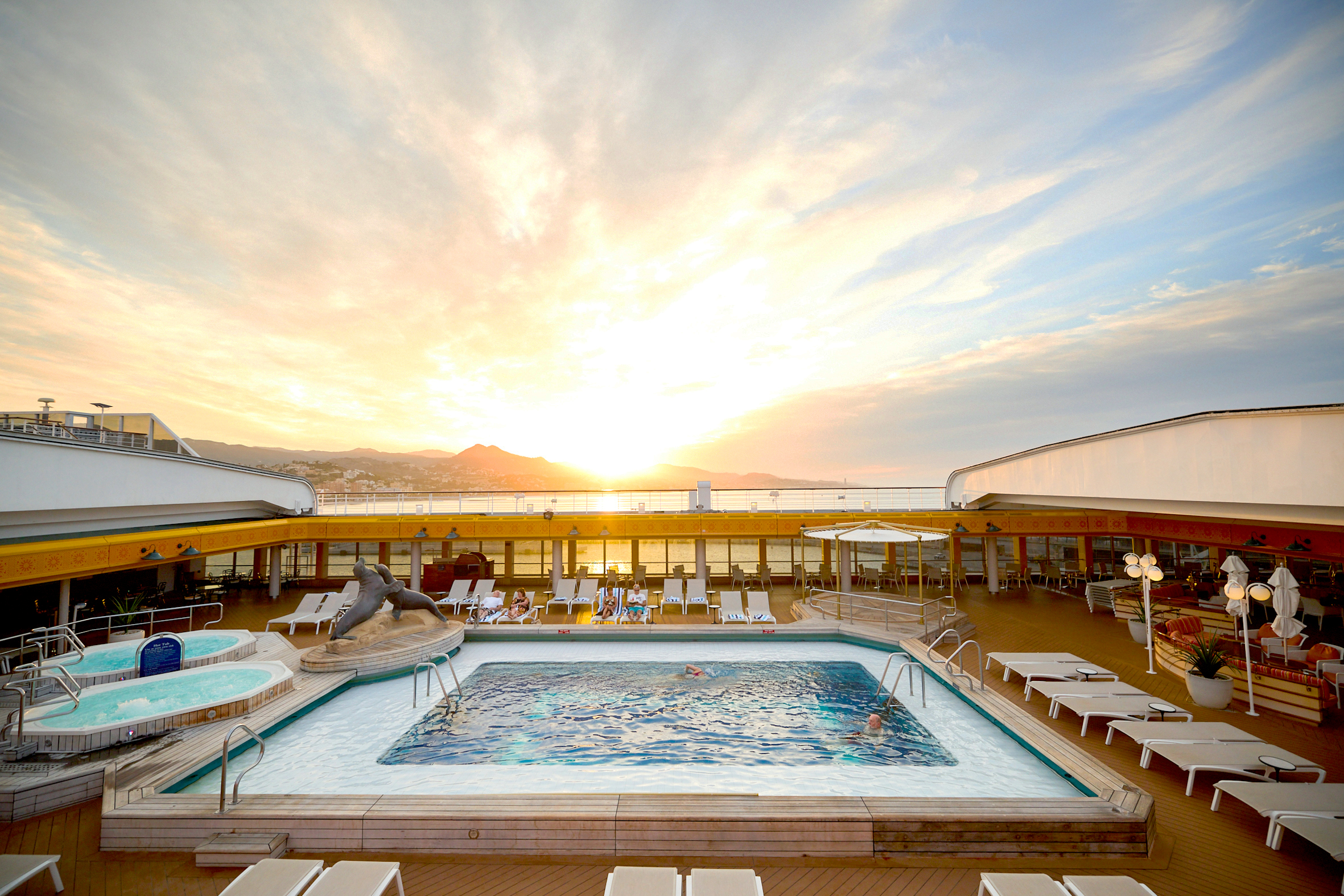 Swimming pool on Borealis