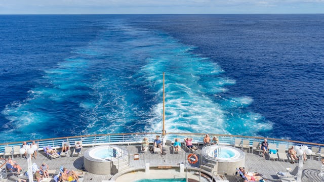 Balmoral at sea near the Azores