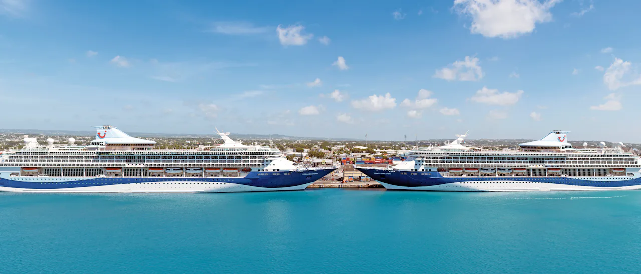 Two Marella Cruise ships