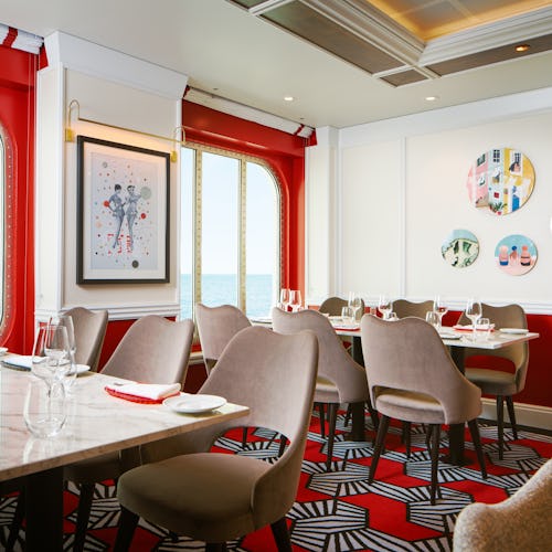 Dining onboard a Costa Cruise