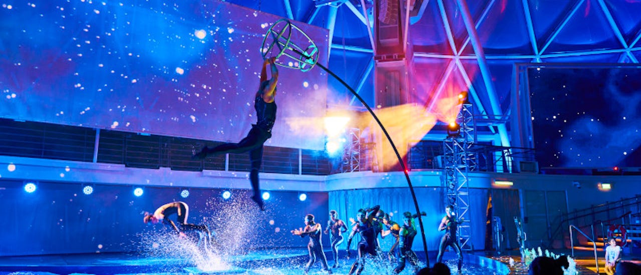 Entertainment onboard a Royal Caribbean ship