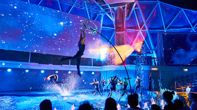 Entertainment onboard a Royal Caribbean ship