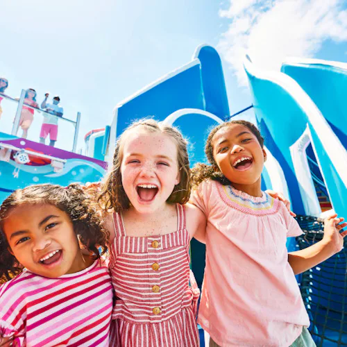 Kids onboard a Royal Caribbean ship