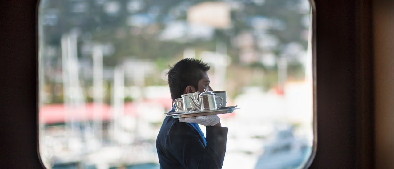 Service onboard a Holland America Line ship