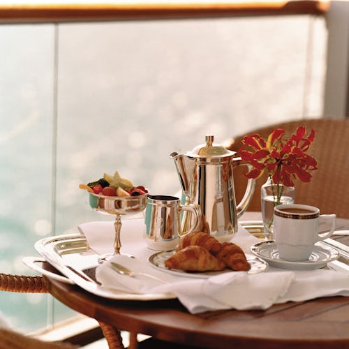 Room service on a Holland America Line ship