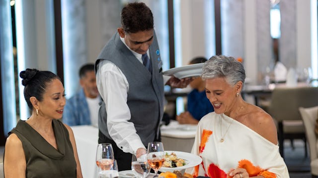 Dining onboard Prime C on an Azamara cruise