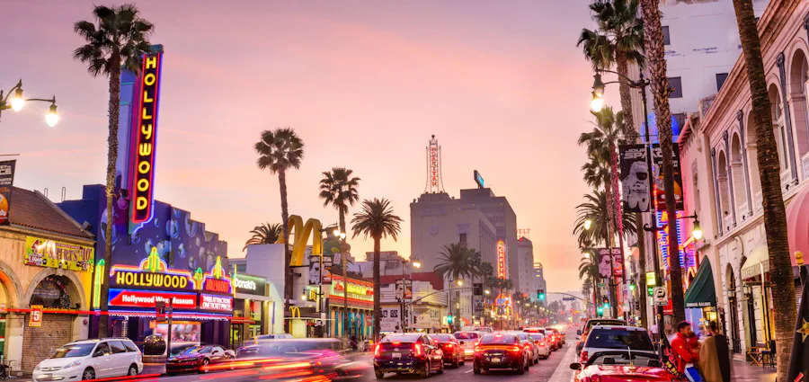 Hollywood Boulevard in Los Angeles