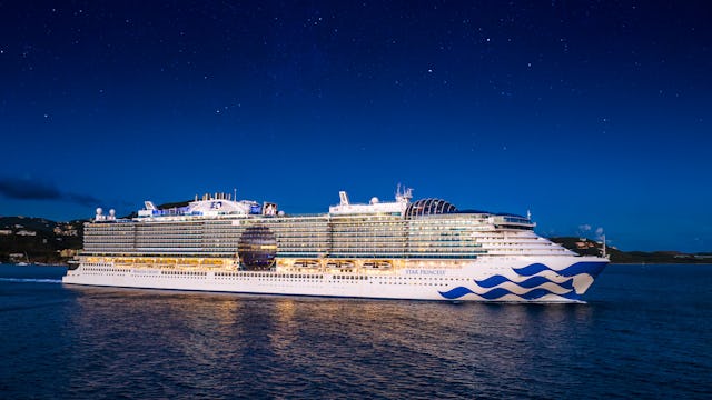 Star Princess at sea