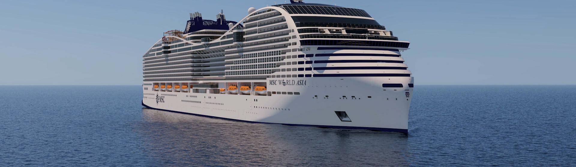 MSC World Asia at sea