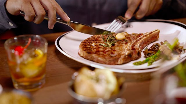 A steak at Chops Grille